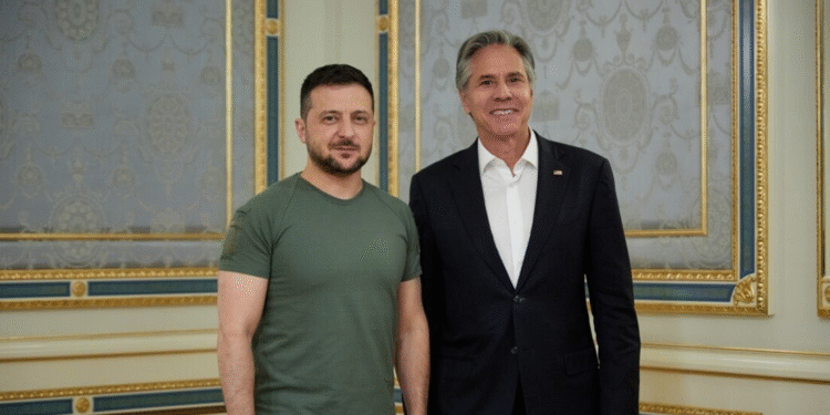 Блинкенова посета Кијеву: Без договора о новој помоћи
