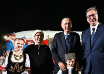 Председник Србије Александар Вучић дочекао Реџепа Тајипа Ердогана на званичној посети Србији
