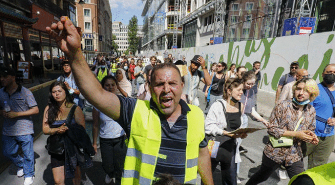Велики протест у Бриселу: Више од 32.000 људи тражило прекид ватре у Појасу Газе и Либану