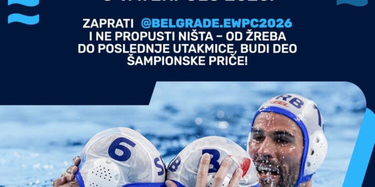 Beograd domaćin Evropskog prvenstva u vaterpolu 2026.