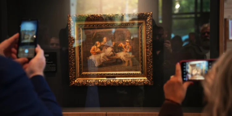 Povratak remek-dela: Slika Paje Jovanovića našla svoje mesto na Rtnju