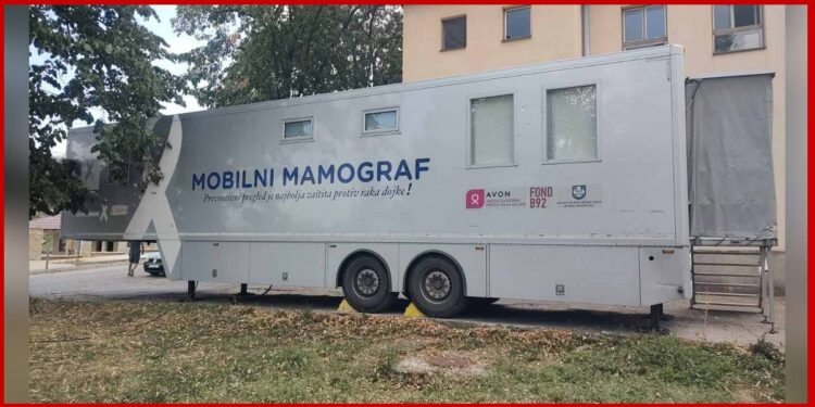 Pokretni mamograf obilazi jug Srbije: snažan odziv na preventivu