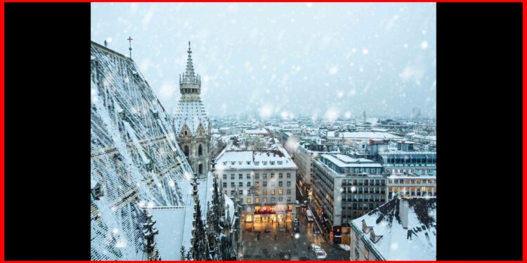 Snežno čudo na Badnje veče: Beč beleži beli Božić prvi put posle 13 godina