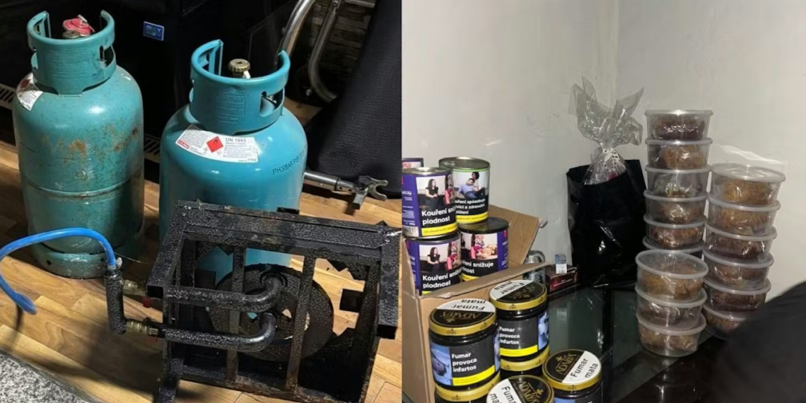 Ilegalna „fabrika“ nargile otkrivena usred curenja propana: Zaplenjeno 80 kilograma duvana