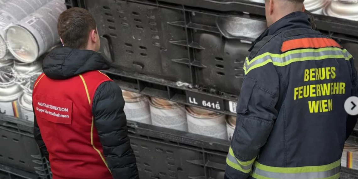 Beč na ivici katastrofe: Zaplenjeno 725 boca opasnog gasa na dva objekta