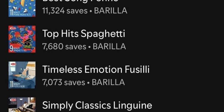 Spotify zna kad je pasta „al dente“