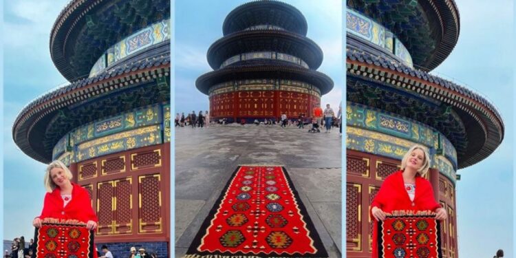 Ćilim praunuke pisca Bore Stankovića obišao svet i vratio se u Beograd