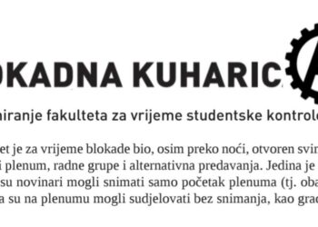 Blokadna kuharica: ,,Direktna demokratija“ u Zagrebu nije radila noću – 5. DEO