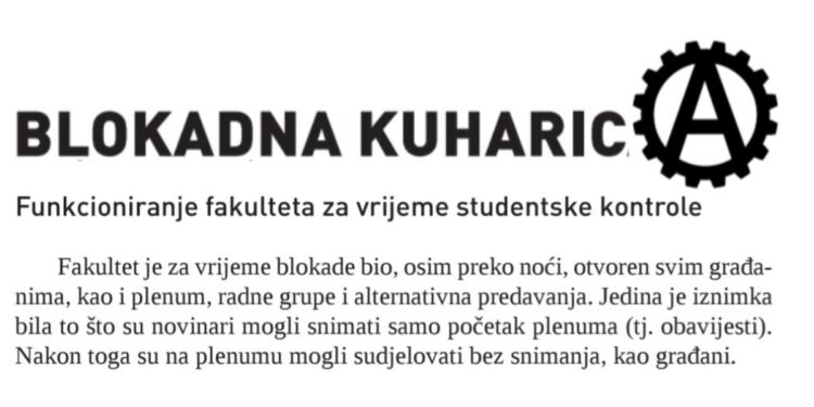 Blokadna kuharica: ,,Direktna demokratija“ u Zagrebu nije radila noću – 5. DEO