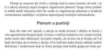 Blokadna kuharica: Plenum u pustinji – 9. DEO