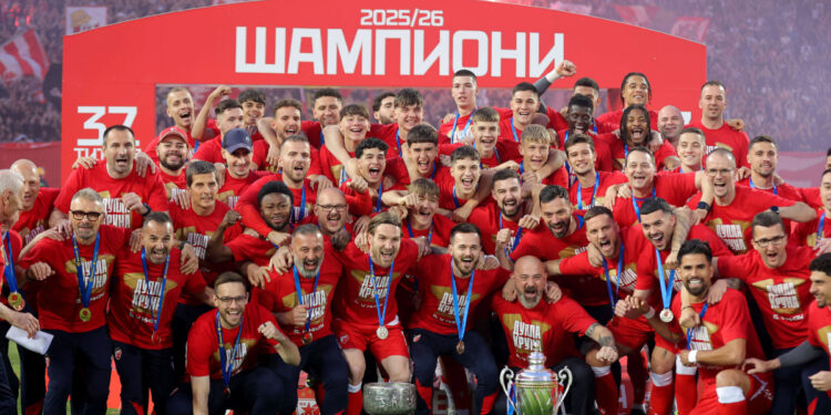 Zvezda proslavila šampionsku sezonu