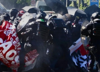 Policija na demonstrante mecima, suzavacem, topovima i bombama: Krvavi Prvi maj u Evropi