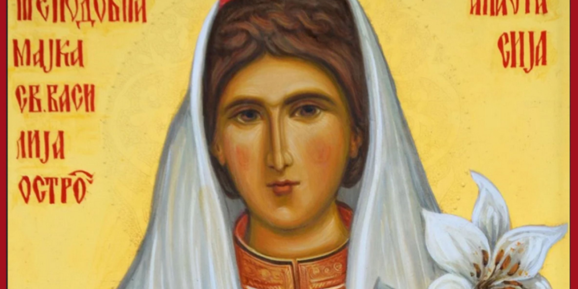 Majka Svetog Vasilija Ostroškog: Sveta Blažena Ana