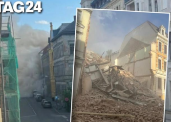 Šok u Nemačkoj: Zgrada se srušila usred grada – stanari zatrpani pod ruševinama
