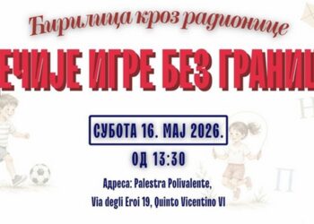 „Dečije igre bez granica”: Ćirilica, druženje i igre okupljaju srpsku decu iz Italije