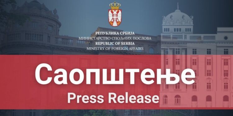 MSP Srbije odgovorio Podgorici: Poštujemo Crnu Goru, očekujemo isto