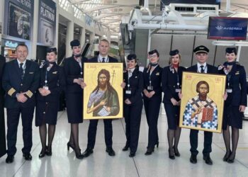 Svetinje preletele okean: Air Serbia prevezla ikone do Hrama Svetog Save u Njujorku