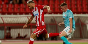 Zvezda deklasirala Larn i nastavila put ka Ligi šampiona