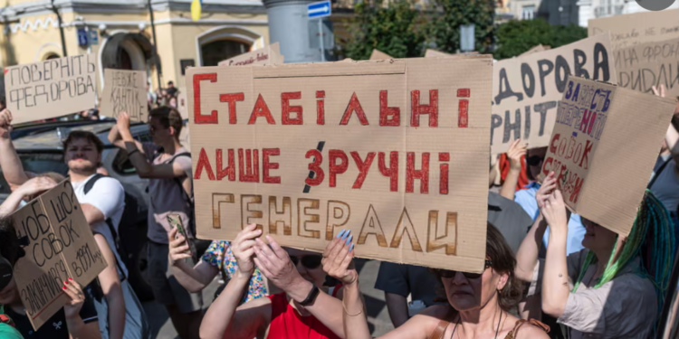 Ukrajini ustaju protiv Zelenskog: Hiljade ljudi na ulicama, traže smenu komandanta vojske