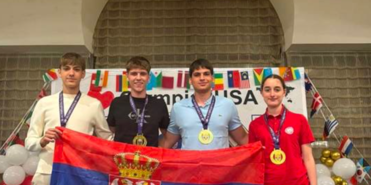 Srpski srednjoškolci osvojili četiri medalje iz matematike u Hjustonu