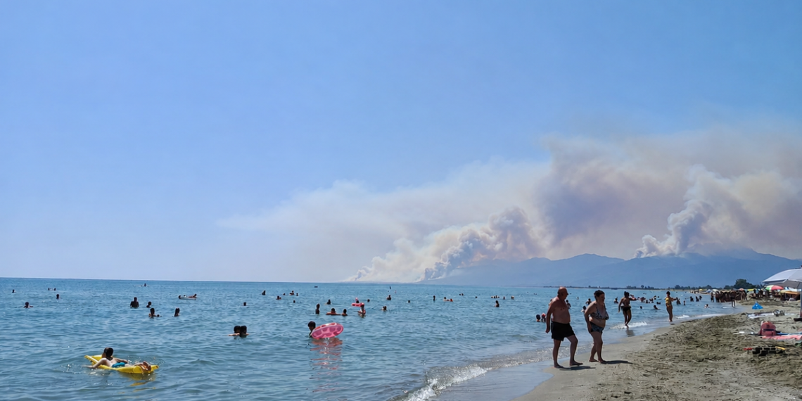 Grčka u plamenu: Poginula tri vatrogasca, evakuisano 2.000 turista
