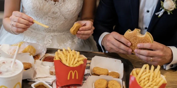 Posle venčanja pravo u Mekdonalds: Iza odluke mladenaca krije se posebna priča