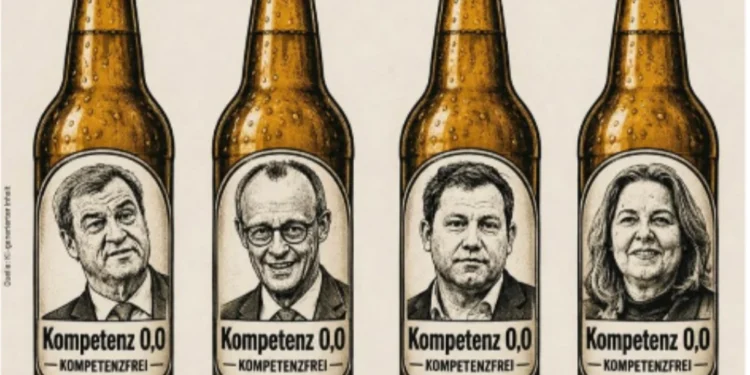 Nemački političari na lažnim etiketama piva: „Kompetencija 0,0” kruži mrežama