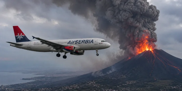 Air Serbia leti i tokom erupcije Etne: 120 putnika bezbedno vraćeno u Beograd