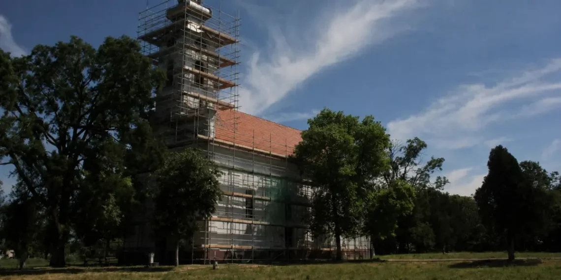 Veliki radovi na obnovi Hrama Vaznesenja Gospodnjeg u Jarkovcu