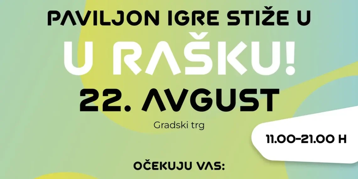 EXPO karavan stiže u Rašku: Bogat program za sve generacije
