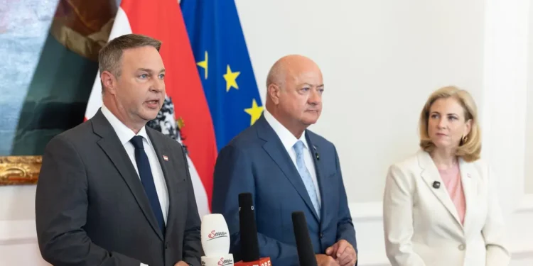 Lideri austrijske vladajuće koalicije