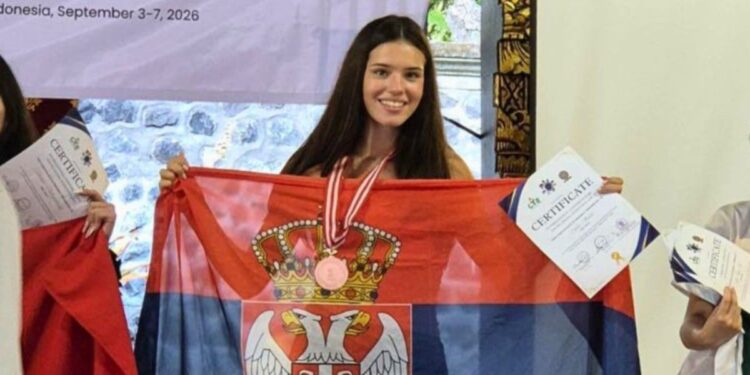 Sjajan uspeh učenice iz Beograda: Lana Štulić osvojila bronzu na Baliju