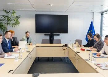 Ana Brnabić tokom sastanka u Evropskoj komisiji