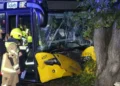 Nesreća u Berlinu: Gradski autobus sleteo sa puta i udario u drvo – 15 povređenih