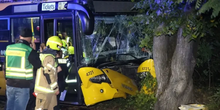 Nesreća u Berlinu: Gradski autobus sleteo sa puta i udario u drvo – 15 povređenih