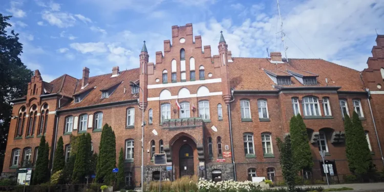 Gradska uprava u Branjevu, gradu uz granicu sa Kalinjingradom
