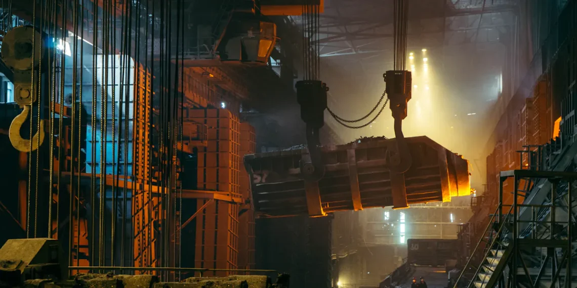 Pogon teške industrije u kome se prerađuju metali