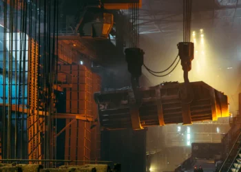 Pogon teške industrije u kome se prerađuju metali
