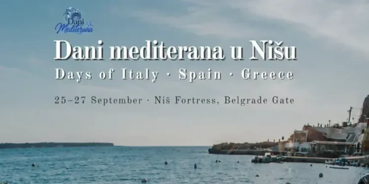 „Dani Mediterana u Nišu“: Besplatno uživanje uz muziku, ples i specijalitete