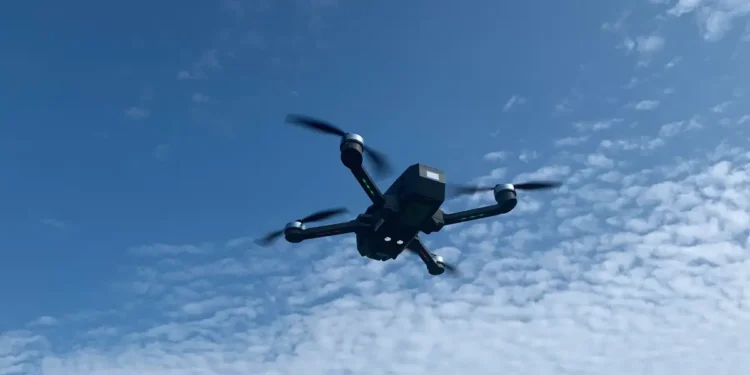 Dron u letu