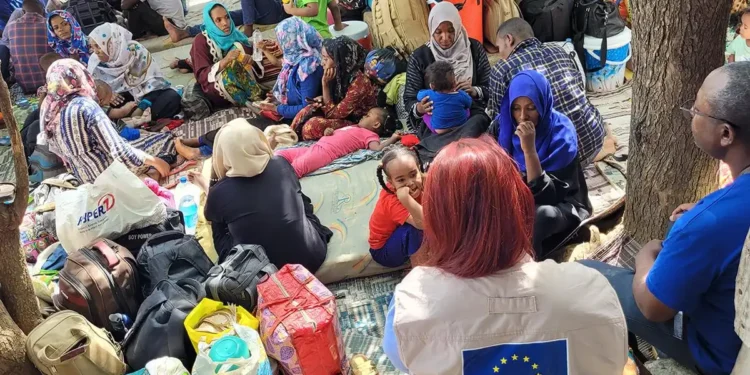 Migranti i raseljeni na granici Sudana i Etiopije