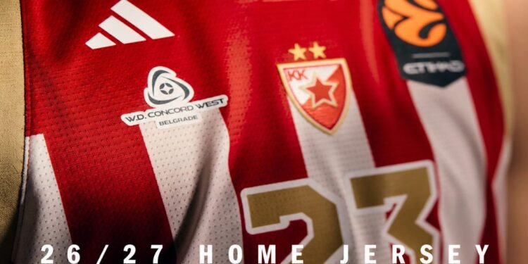 Zvezda predstavila novi dres: Čuvene pruge se vraćaju posle skoro 20 godina
