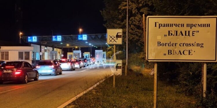 Granični prelaz Blace između Severne Makedonije i Kosova i Metohije