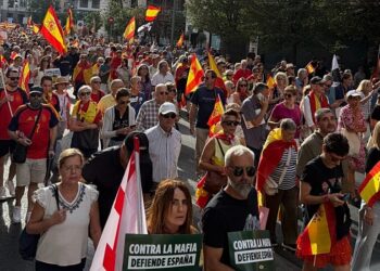 Učesnici protesta za prevremene izbore u Madridu, 26. septembra 2026. Foto: VOX Madrid / Euronews