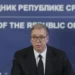 Aleksandar Vučić tokom obraćanja u Predsedništvu Srbije