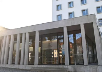 Zgrada Pokrajinskog suda u Traunštajnu u Bavarskoj