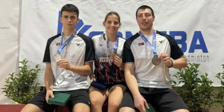 Srbija osvojila dve medalje na Mediteranskom prvenstvu u badmintonu