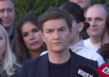 Ana Brnabić na konferenciji za novinare