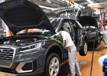 Proizvodnja automobila u Audijevoj fabrici u Ingolštatu