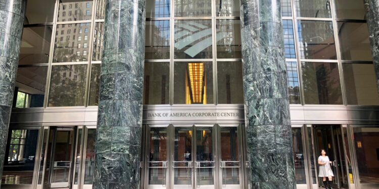 Ulaz u korporativni centar Bank of America